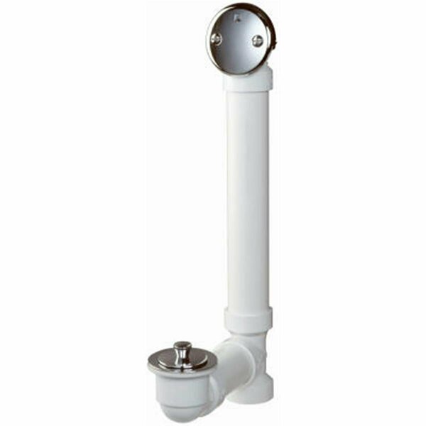 Protectionpro 650PVC 1.5 in. Roller Ball Stop Complete Schedule 40 PVC Bath Drain - White - 1.5 in. PR3247578